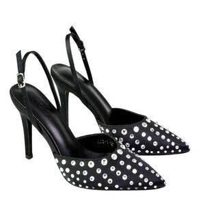 XY London Womens/Ladies Shelly Pointed Bridal High Heels / Black